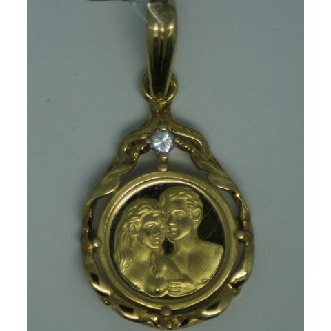 COLGANTE DEL AMOR CON MEDALLA