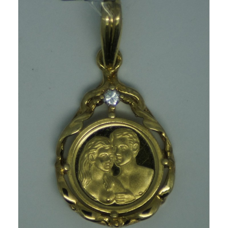 COLGANTE DEL AMOR CON MEDALLA